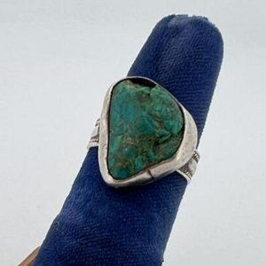 Navajo Sterling Silver Turquoise Ring